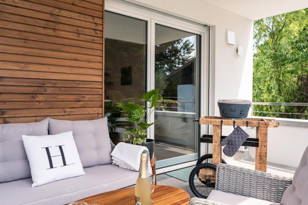 Alpdeluxe Smart Home - Balkon-Wanne-Tiefgarage-Bbq Kolbermoor Zewnętrze zdjęcie